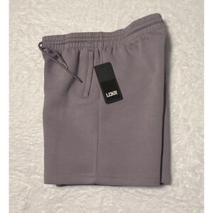 LCKR Boys M 10-12 Hudson Dusky Lavender Drawstring Casual Athletic Shorts NWT